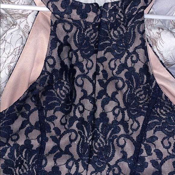 Navy blue / nude NWT evening dress - Picture 8 of 8